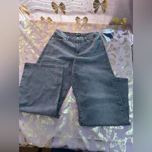 scoop low slung wide leg size 2 gray